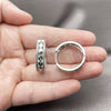 Rhodium Gold Filled Huggie Hoop, Polished, Rhodium Finish, 02.213.0571.1.25