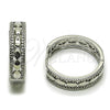Rhodium Gold Filled Huggie Hoop, Polished, Rhodium Finish, 02.213.0571.1.25
