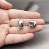 Rhodium Gold Filled Huggie Hoop, Polished, Rhodium Finish, 02.213.0924.15