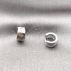 Rhodium Gold Filled Huggie Hoop, Polished, Rhodium Finish, 02.213.0584.1.10