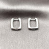 Rhodium Gold Filled Huggie Hoop, Polished, Rhodium Finish, 02.213.0897.1.12
