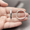 Rhodium Gold Filled Huggie Hoop, Polished, Rhodium Finish, 02.213.0583.1.30