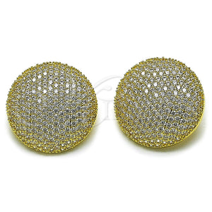 Gold Filled Ring — Stud Earring with White Cubic Zirconia Polished 02. — main product view — SKU 164594 | Oro Laminado anillo — Stud Earring with blanco Cubic Zirconia pulido 02. — SKU 164594