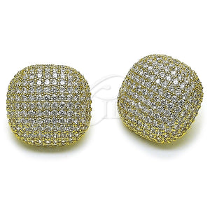 Gold Filled Ring — Stud Earring with White Cubic Zirconia Polished 02. — main product view — SKU 164595 | Oro Laminado anillo — Stud Earring with blanco Cubic Zirconia pulido 02. — SKU 164595