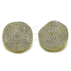 Gold Filled Ring — Stud Earring with White Cubic Zirconia Polished 02. — main product view — SKU 164600 | Oro Laminado anillo — Stud Earring with blanco Cubic Zirconia pulido 02. — SKU 164600