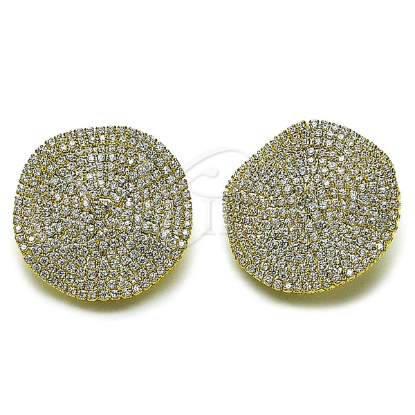 Gold Filled Ring — Stud Earring with White Cubic Zirconia Polished 02. — main product view — SKU 164600 | Oro Laminado anillo — Stud Earring with blanco Cubic Zirconia pulido 02. — SKU 164600