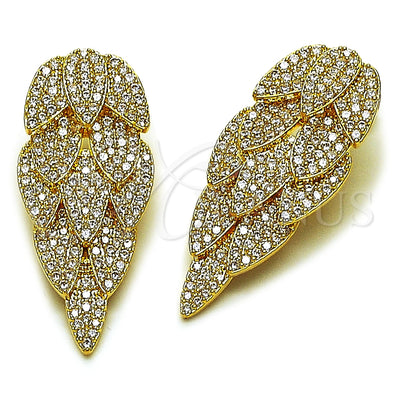Aretes de Oro Laminado 02.457.0018 por Mayoreo, vista principal del producto