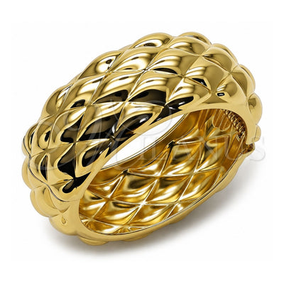 Oro Laminado Individual Bangle, Gold Filled Style Polished, Golden Finish, 07.215.0042.04 (30 MM Thickness, Size 4 (2.25 Diameter))