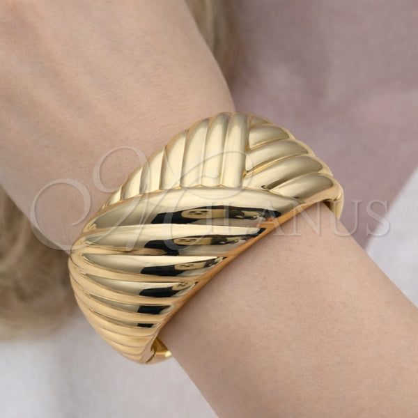 Gold Filled Jewelry — Individual Bangle Polished 07. 35 MM Thickness Size — alternate product view — SKU 164627 | Oro Laminado joyería — Individual Bangle pulido 07. 35 MM Thickness Size — SKU 164627