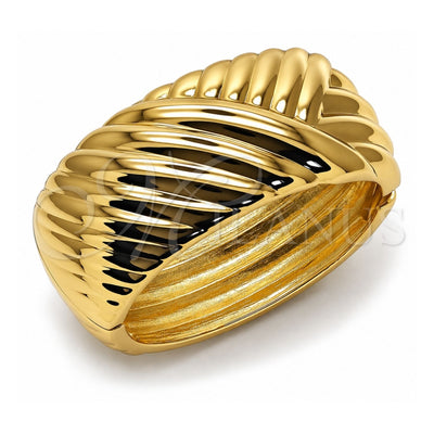 Oro Laminado Individual Bangle, Gold Filled Style Polished, Golden Finish, 07.215.0044.05 (35 MM Thickness, Size 5 (2.50 Diameter))