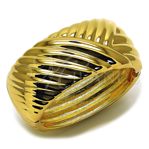 Oro Laminado Individual Bangle, Gold Filled Style Polished, Golden Finish, 07.215.0044.05 (35 MM Thickness, Size 5 (2.50 Diameter))