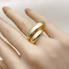 Oro Laminado Elegant Ring, Gold Filled Style Polished, Golden Finish, 01.318.0001 (One size fits all)