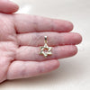 Oro Laminado Religious Pendant, Gold Filled Style Star of David Design, Polished, Golden Finish, 05.459.0007