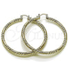 Rhodium Gold Filled Large Hoop, Diamond Cutting Finish, Rhodium Finish, 02.170.0228.1.60