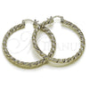 Rhodium Gold Filled Large Hoop, Twist Design, Diamond Cutting Finish, Rhodium Finish, 02.170.0567.2.50