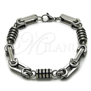 Stainless Steel Bracelet — Solid Bracelet Polished 03. Thickness 9 Inches Length — main product view — SKU 164756 | Acero Inoxidable brazalete — Solid Bracelet pulido 03. Thickness 9 Inches Length — SKU 164756