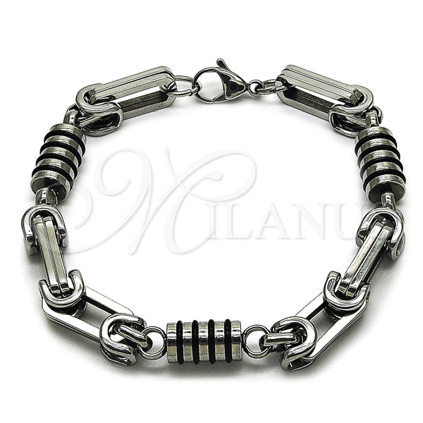 Stainless Steel Bracelet — Solid Bracelet Polished 03. Thickness 9 Inches Length — main product view — SKU 164756 | Acero Inoxidable brazalete — Solid Bracelet pulido 03. Thickness 9 Inches Length — SKU 164756