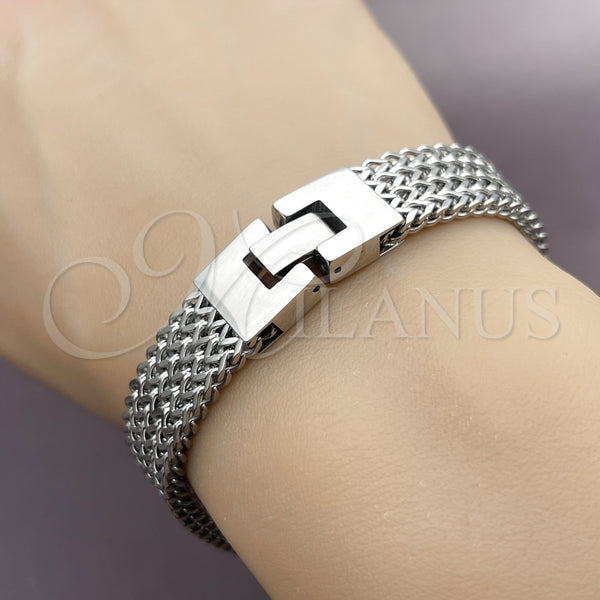 Stainless Steel Bracelet — Solid Bracelet Polished 03. 13 MM Thickness 9 — alternate product view — SKU 164761 | Acero Inoxidable brazalete — Solid Bracelet pulido 03. 13 MM Thickness 9 — SKU 164761