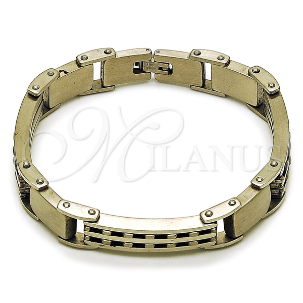 Stainless Steel Bracelet — Solid Bracelet Polished 03. Thickness 9 Inches Length — main product view — SKU 164762 | Acero Inoxidable brazalete — Solid Bracelet pulido 03. Thickness 9 Inches Length — SKU 164762