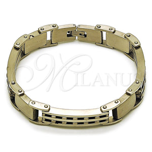 Stainless Steel Bracelet — Solid Bracelet Polished 03. Thickness 9 Inches Length — main product view — SKU 164762 | Acero Inoxidable brazalete — Solid Bracelet pulido 03. Thickness 9 Inches Length — SKU 164762