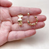 Oro Laminado Small Hoop, Gold Filled Style Polished, Golden Finish, 02.163.0414.22 for wholesale, additional product view 3