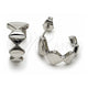 White Gold Filled Small Hoop, Polished, Rhodium Finish, 02.163.0414.1.22
