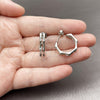 Rhodium Gold Filled Small Hoop, Polished, Rhodium Finish, 02.163.0415.20 for wholesale, additional product view 3