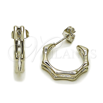 Rhodium Gold Filled Small Hoop, Polished, Rhodium Finish, 02.163.0415.20 for wholesale, main product view