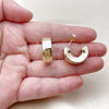 Oro Laminado Small Hoop, Gold Filled Style Polished, Golden Finish, 02.163.0417.20