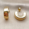 Oro Laminado Small Hoop, Gold Filled Style Polished, Golden Finish, 02.163.0417.20