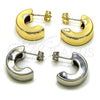 Oro Laminado Small Hoop, Gold Filled Style Polished, Golden Finish, 02.163.0417.20