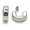White Gold Filled Small Hoop, Polished, Rhodium Finish, 02.163.0417.1.20