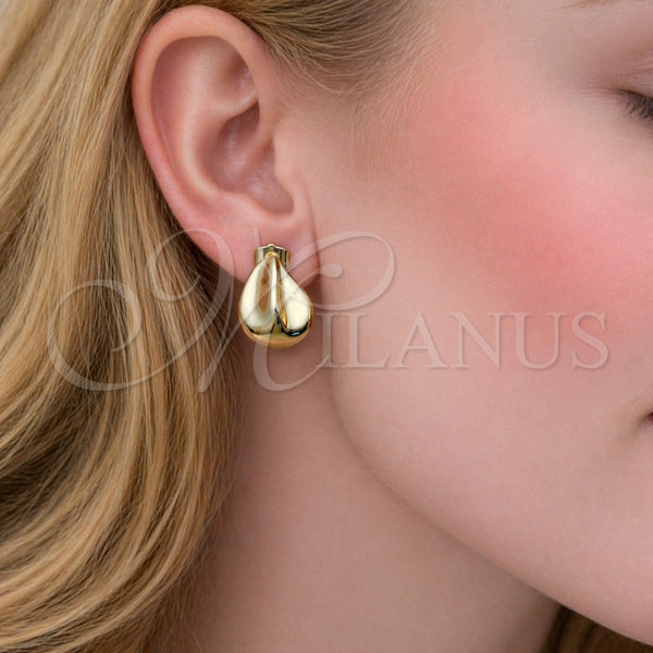 Gold Filled Ring — Stud Earring Teardrop Design Polished 02. — alternate product view — SKU 164783 | Oro Laminado anillo — Stud Earring Teardrop diseño pulido 02. — SKU 164783