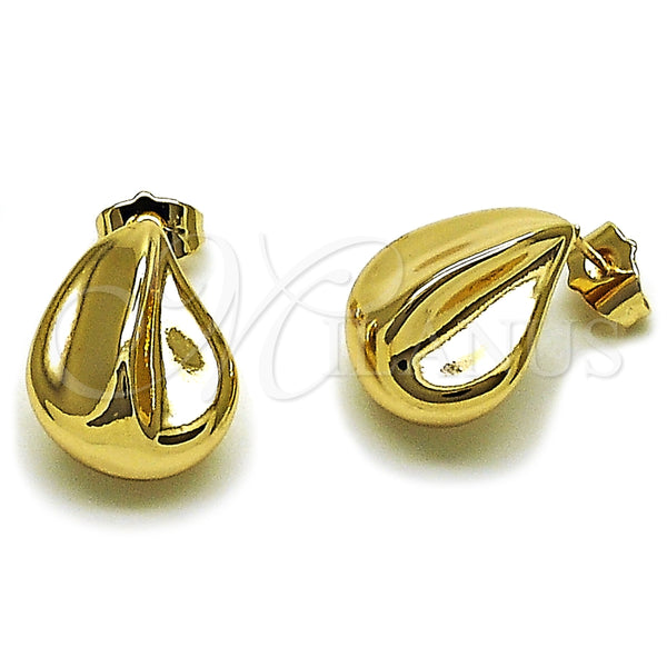 Gold Filled Ring — Stud Earring Teardrop Design Polished 02. — main product view — SKU 164783 | Oro Laminado anillo — Stud Earring Teardrop diseño pulido 02. — SKU 164783