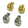 Rhodium Gold Filled Stud Earring, Teardrop Design, Polished, Rhodium Finish, 02.163.0419.1
