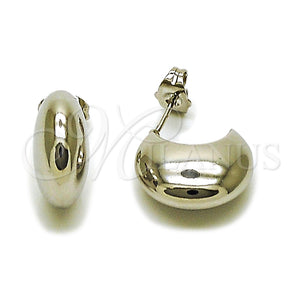 White Gold Filled Ring — Stud Earring Polished 02. — main product view — SKU 164787 | Oro Laminado Blanco anillo — Stud Earring pulido 02. — SKU 164787