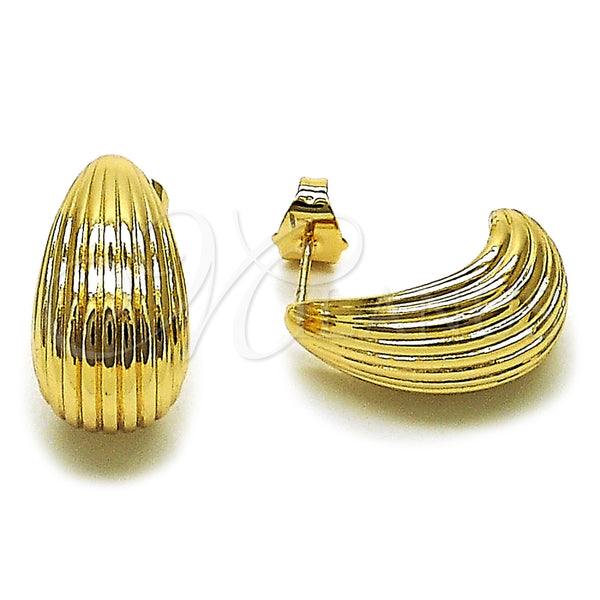 Gold Filled Ring — Stud Earring Teardrop Design Polished 02. — main product view — SKU 164788 | Oro Laminado anillo — Stud Earring Teardrop diseño pulido 02. — SKU 164788