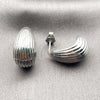 Rhodium Gold Filled Stud Earring, Teardrop Design, Polished, Rhodium Finish, 02.163.0421.1 for wholesale, additional product view 4
