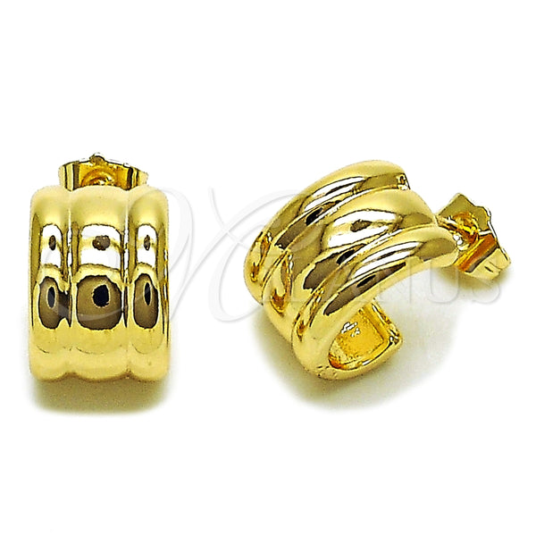 Gold Filled Ring — Stud Earring Polished 02. — main product view — SKU 164790 | Oro Laminado anillo — Stud Earring pulido 02. — SKU 164790