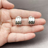 Rhodium Gold Filled Stud Earring, Polished, Rhodium Finish, 02.163.0422.1