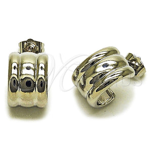 White Gold Filled Ring — Stud Earring Polished 02. — main product view — SKU 164791 | Oro Laminado Blanco anillo — Stud Earring pulido 02. — SKU 164791