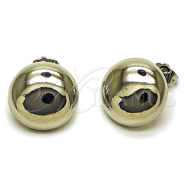 Rhodium Gold Filled Stud Earring, Polished, Rhodium Finish, 02.163.0383.1