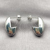 Rhodium Gold Filled Stud Earring, Polished, Rhodium Finish, 02.163.0268.1 for wholesale, additional product view 4