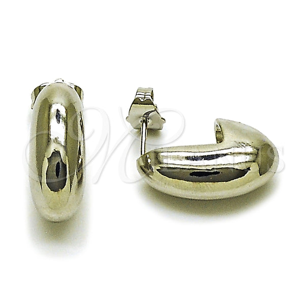 White Gold Filled Ring — Stud Earring Polished 02. — main product view — SKU 164793 | Oro Laminado Blanco anillo — Stud Earring pulido 02. — SKU 164793