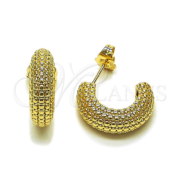 Gold Filled Hoop Earrings — Small Hoop Polished 02. — main product view — SKU 164797 | Oro Laminado aretes de aro — Small Hoop pulido 02. — SKU 164797