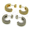 Oro Laminado Small Hoop, Gold Filled Style Polished, Golden Finish, 02.163.0424.20
