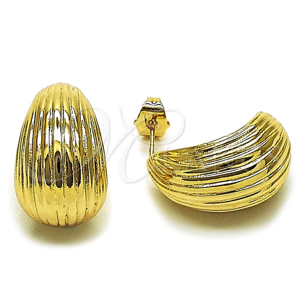 Gold Filled Ring — Stud Earring Teardrop Design Polished 02. — main product view — SKU 164800 | Oro Laminado anillo — Stud Earring Teardrop diseño pulido 02. — SKU 164800