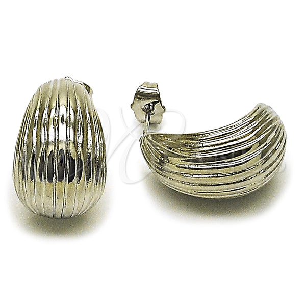 White Gold Filled Ring — Stud Earring Teardrop Design Polished 02. — main product view — SKU 164801 | Oro Laminado Blanco anillo — Stud Earring Teardrop diseño pulido 02. — SKU 164801