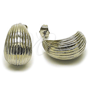 White Gold Filled Ring — Stud Earring Teardrop Design Polished 02. — main product view — SKU 164801 | Oro Laminado Blanco anillo — Stud Earring Teardrop diseño pulido 02. — SKU 164801