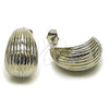 Rhodium Gold Filled Stud Earring, Teardrop Design, Polished, Rhodium Finish, 02.163.0425.1